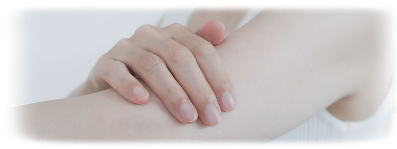 ムダ毛を気にするイメージ